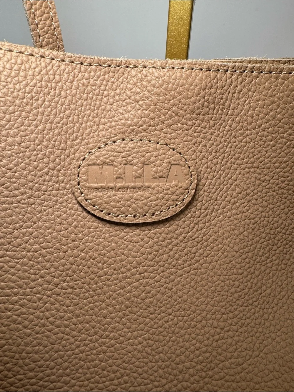 M.I.L.A Jackie Grain Leather Crossbody Bag